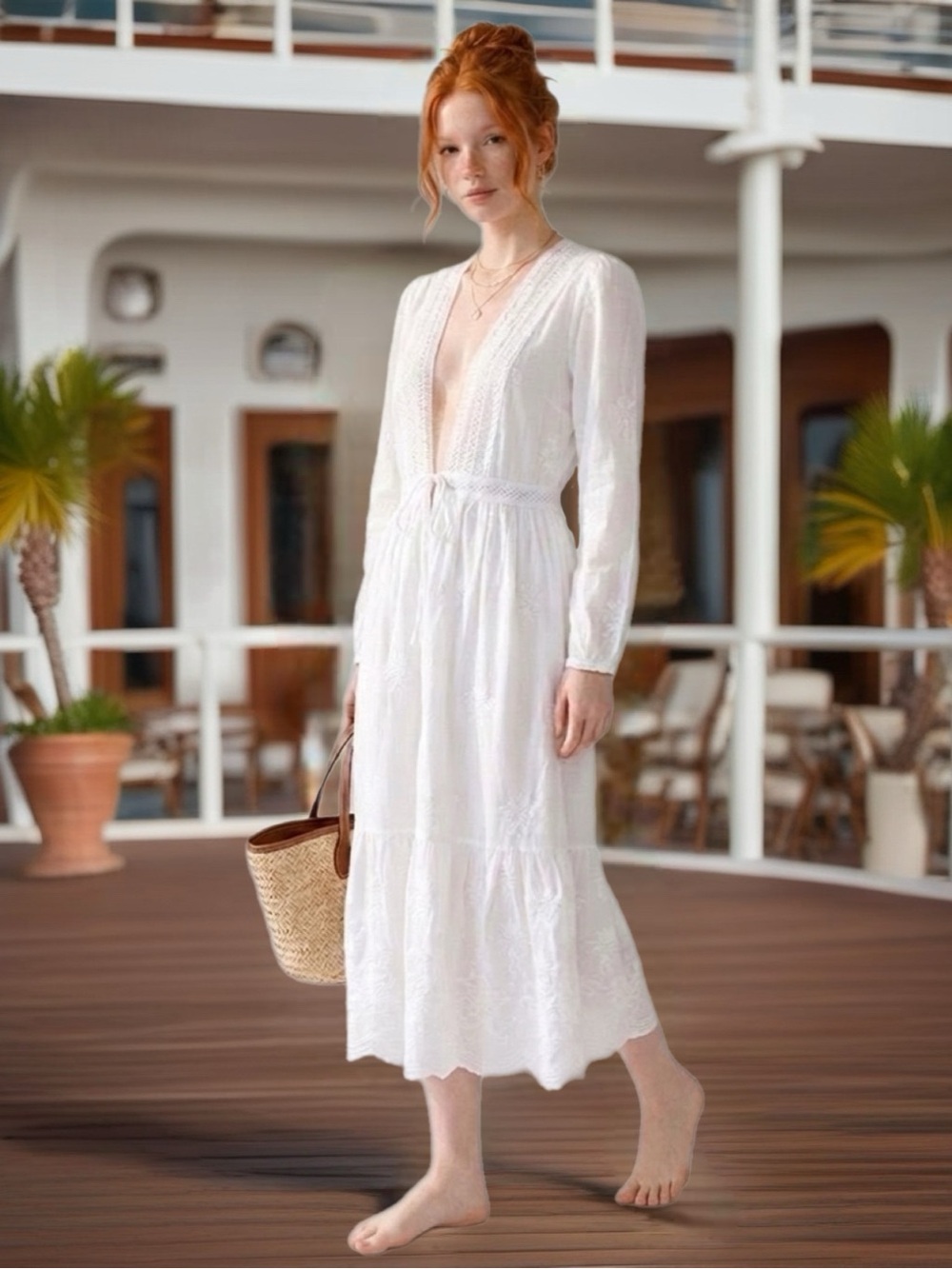 Forever 21 Edwardian Style Dress, Medium